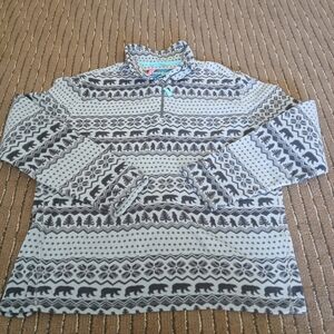 Chubbies The Bear Hug 1/4 Zip Pullover Fleece Men's Size XL